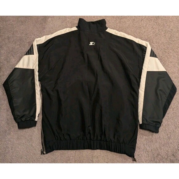 Starter Black Label x Daniel Patrick Black Pullover Windbreaker Jacket Men's XL - Picture 4 of 8